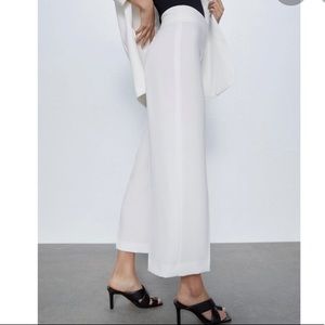 ZARA - White Culottes XS